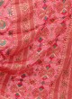 Shaded Chiffon Bandhani Saree